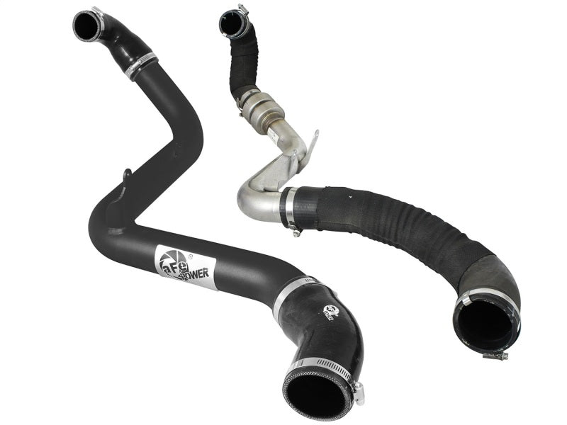 aFe 46-20188-B aFe Bladerunner 2.5in Intercooler Hot Side Tubes, 13-14 Ford Focus ST 2.0L (t) *Black*