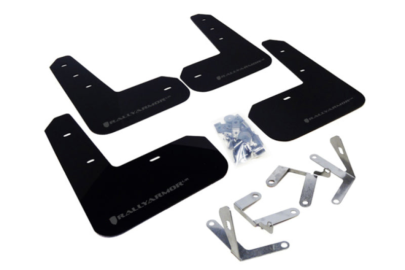 Rally Armor MF23-UR-BLK/GRY MF23-UR-BLK/GRY Rally Armor 13+ Subaru BRZ / 13+ Scion FR-S UR Black Mud Flap w/ Grey Logo