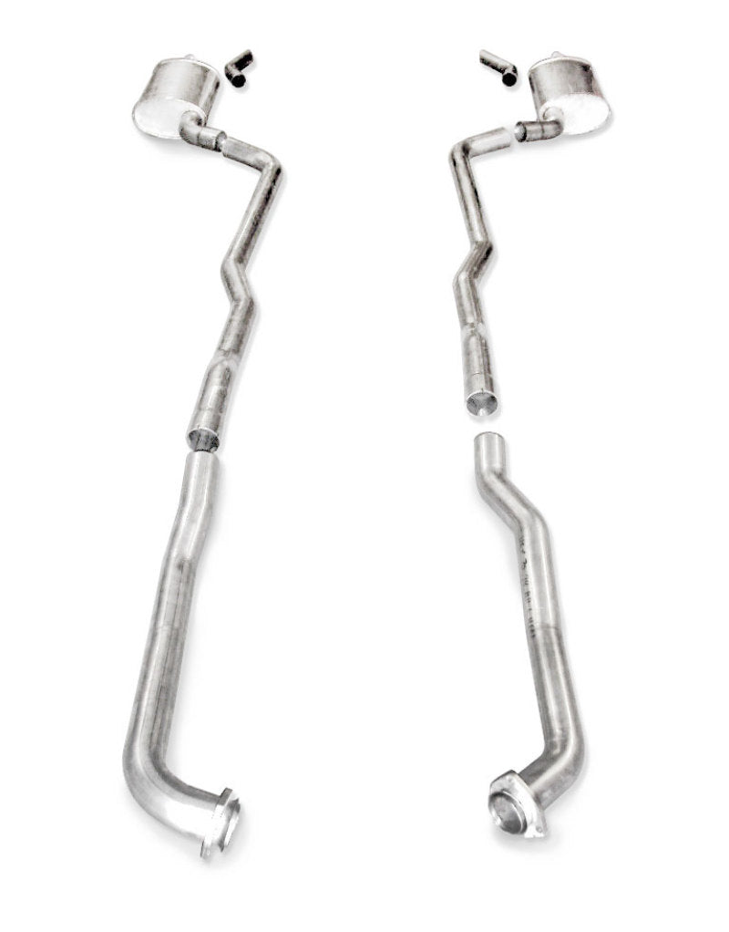 Stainless Works V7313100S Stainless Works 1973-82 Corvette Exhaust SB 2-1/2in Factory Connect - V7313100S