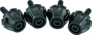 Kuryakyn 5722 Kuryakyn Windshield Screws FLTR Black - 5722