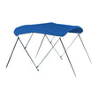 Blue boat canopy with metal frame for A5475UB-04 Carver 3 Bow 5475U W/Boot Sunbrella