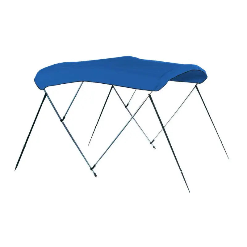Blue boat canopy with metal frame for A5475UB-04 Carver 3 Bow 5475U W/Boot Sunbrella