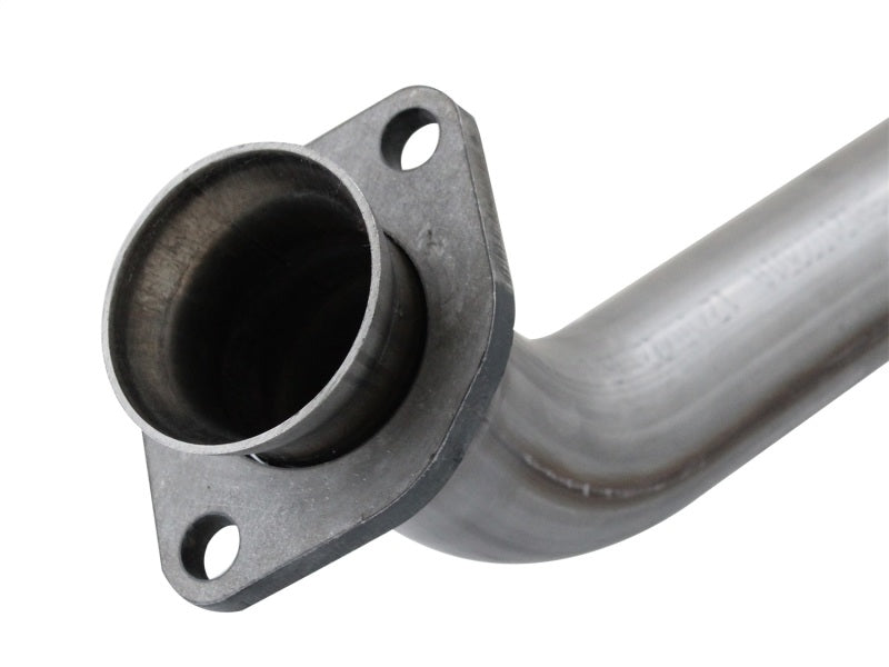 aFe 48-46208 aFe Power Twisted Steel Y-Pipe Stainless Steel 2.5in 12-14 Jeep Wrangler V6 3.6L