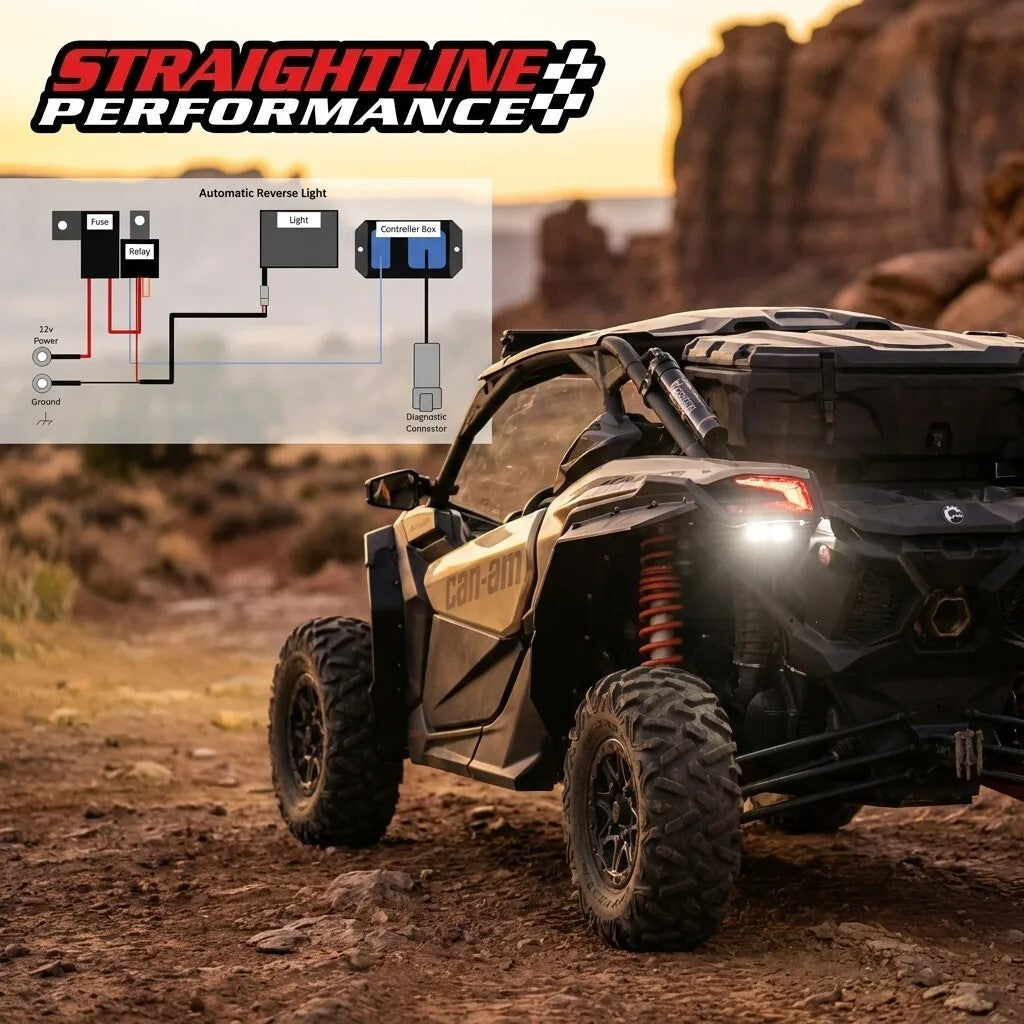 Straightline Reverse Light Kits Premium with Lights Electrical 282-110 - Smart Wire Kit Dual