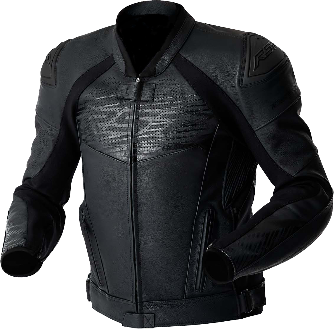 Tractech Evo D3o Jacket Black Leather 2x