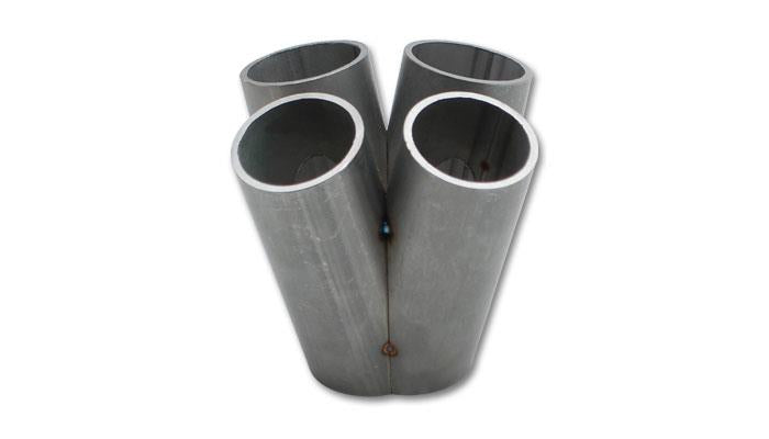 Vibrant 2466 Vibrant 4 into 1 SS Turbo Manifold Merge Collector for T4 Divided Flange (48mm Pipe OD 4.5in tall)
