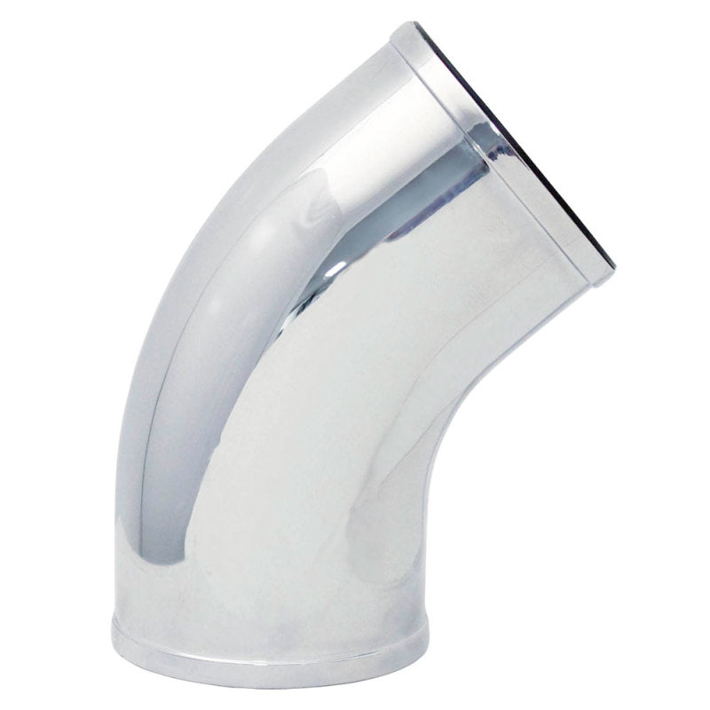 Spectre 87381 Spectre Universal Intake Elbow Tube (ABS) 3in. OD / 45 Degree - Chrome