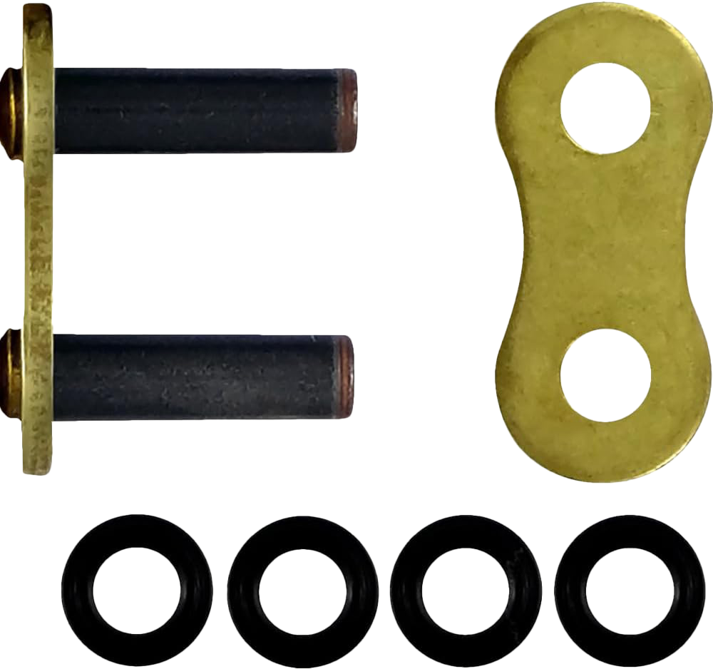 RK Excel 525 XRE Gold Drive Chain GB525XRE-RL - Gold Master Link GB525XRE Rivet