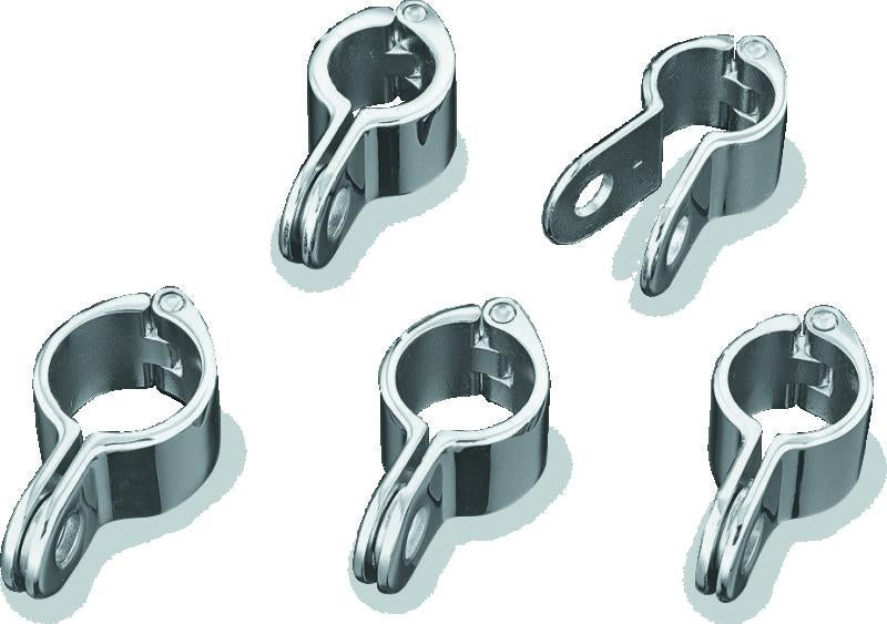 Kuryakyn 7942 Kuryakyn 1.35inch Magnum Quick Clamp Chrome (Each) - 7942