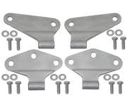 Kentrol 40580 Kentrol 07-18 Jeep Wrangler JK Body Door Hinge Set 4 Pieces 2 Door Bare Grey
