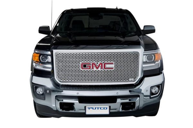 Putco 84202 Putco 15-19 GMC Sierra HD (Does not Fit inAll terrain Modelin) Punch Stainless Steel Grilles