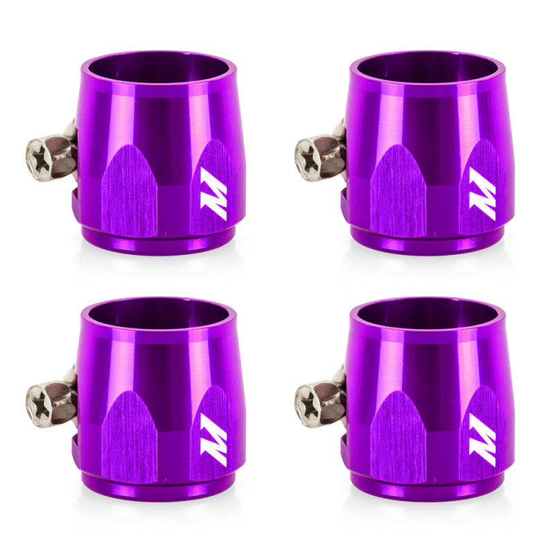 Mishimoto MMHXF-12-4-PR Mishimoto Aluminum -12AN Hex Finishers - Purple