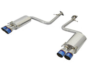 aFe 49-36037-L aFe Takeda 16-17 Lexus RC 200T 2.0L (t) 2in. SS Axle-Back Exhaust System w/Polished Blue Tips