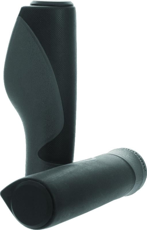 Bike Master 102198 BikeMaster Ergo Grips - Black/Grey - 102198