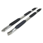 Chrome truck side steps with black pads for A7088S Trailfx Chevy 2019 WTW Nerf