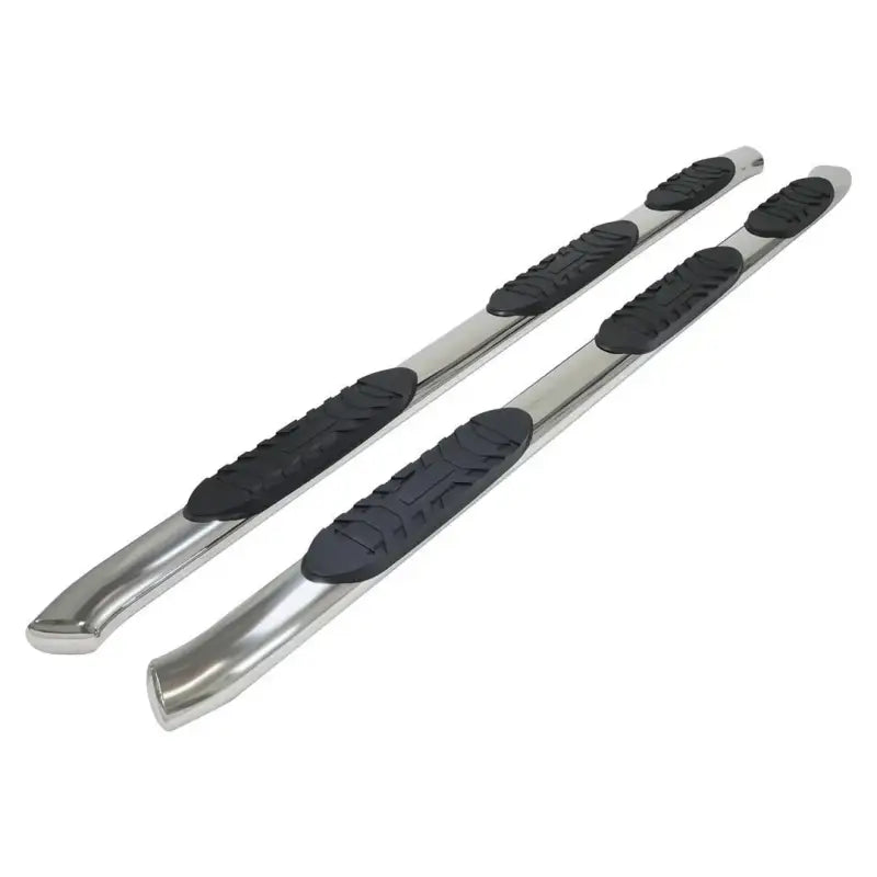 Chrome truck side steps with black pads for A7088S Trailfx Chevy 2019 WTW Nerf