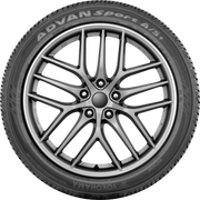 Yokohama Tire 110140613 Yokohama Advan Sport A/S+ Tire - 205/50R17 93W