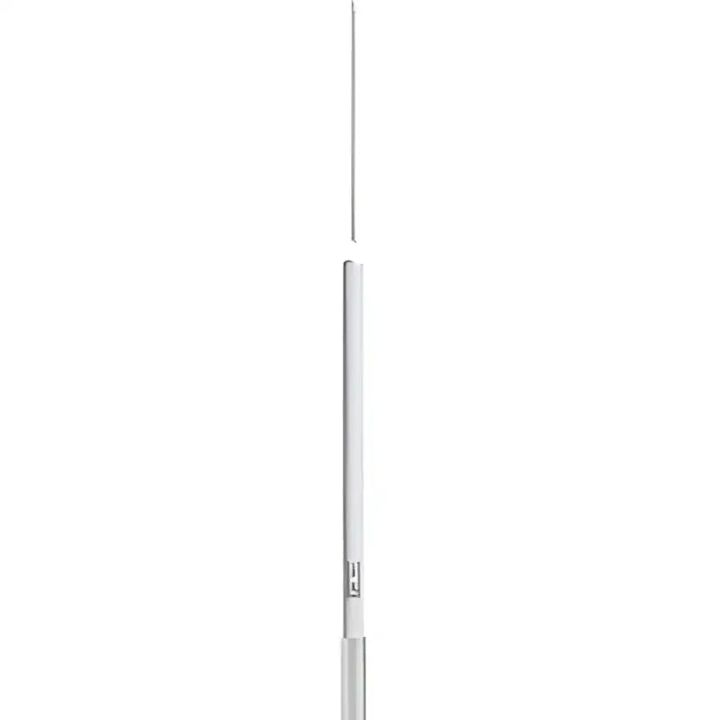 8' white A786-V KJM VHF antenna with 6dB gain and hardwired cable for marine, RV, automotive, powersports, off-road use; sleek, sturdy exterior, truck accessories, interior, truck bed, RV parts, AVADA - Best Sellers, Must Haves