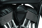 Kuryakyn 5698 Kuryakyn Horn Cover John Shope Series Black - 5698