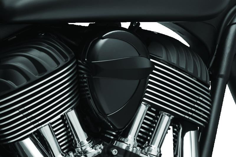 Kuryakyn 5698 Kuryakyn Horn Cover John Shope Series Black - 5698