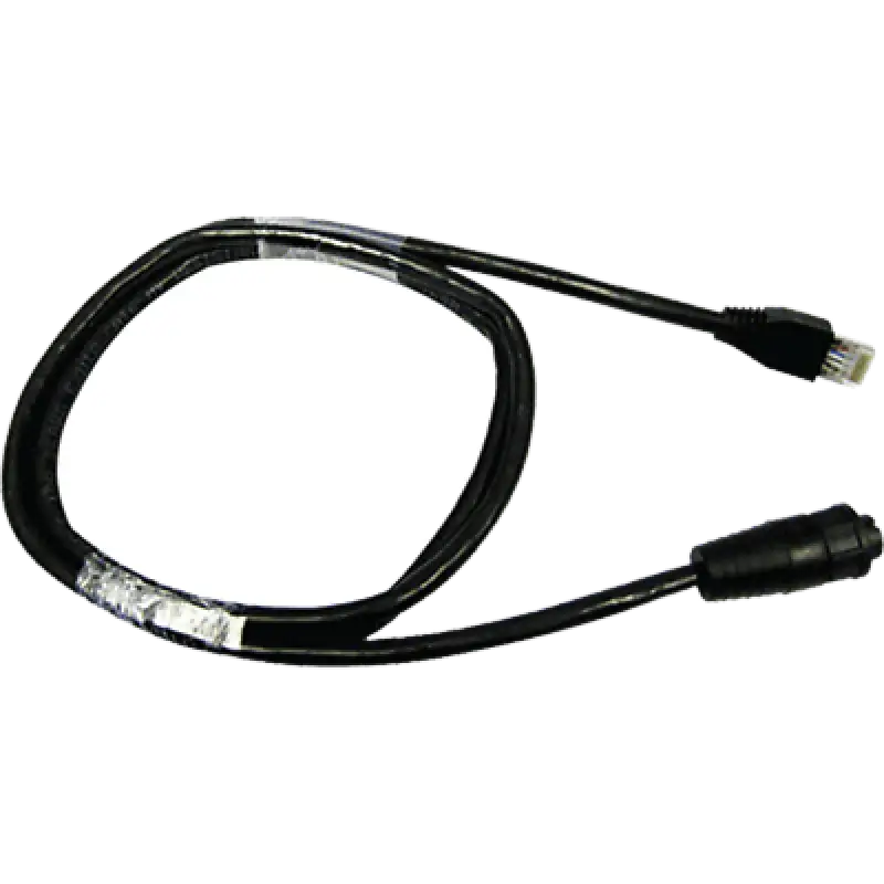 Raymarine A80159 Adapter Cable Raynet to Male RJ45 10M, providing secure and reliable 10-meter connectivity for Raynet devices.