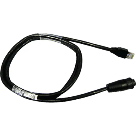 Raymarine A80159 Adapter Cable Raynet to Male RJ45 10M, providing secure and reliable 10-meter connectivity for Raynet devices.