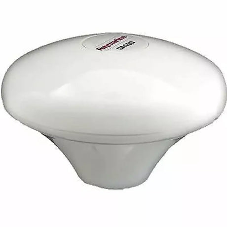 White dome-shaped Raymarine GPS antenna for A80288 Raymarine GPS systems and marine use