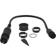 A80490 Raymarine Adapter Cable 25 Pin to 9 Pin with accessories for marine electronics connectivity.
