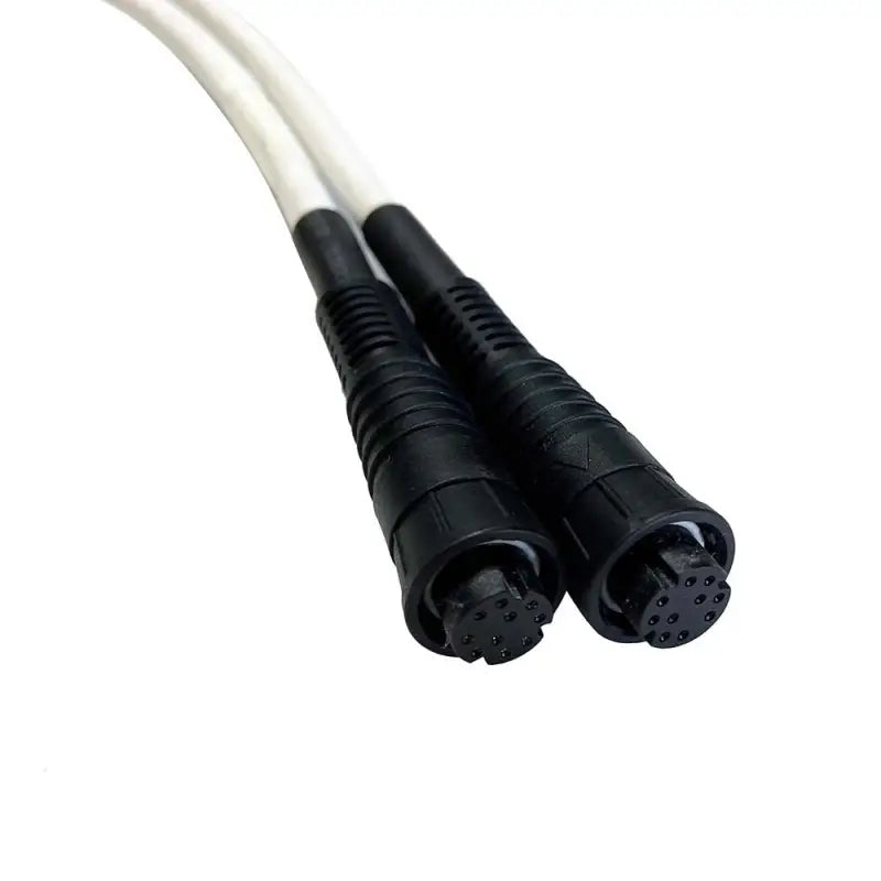 White cables with black connectors for Raymarine Cyclone Radar data connection