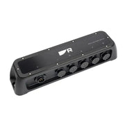 Black Raymarine A80731 5 Port Gigabit Switch with multiple network ports