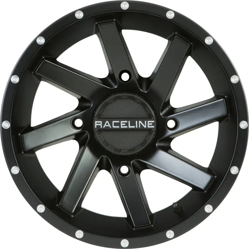 A82B-47056-43 Raceline Twist Wheel 14X7 4/156 4+3 (+5Mm) Black 
