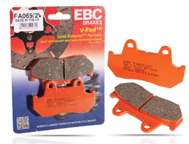 EBC Powersports FA640V EBC 14-15 Harley Davidson Sportster XL 883 R Roadster w/Laced Wheels Front Left/Right SXR Brake Pads