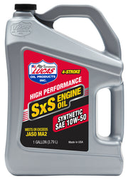 Lucas SXS Synthetic Engine Oil Chemicals 11213 - 10W50 4T Gal Case Sold EA