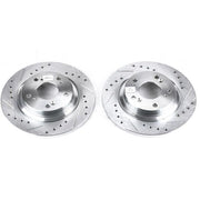 PowerStop JBR928XPR Power Stop 00-09 Honda S2000 Rear Evolution Drilled & Slotted Rotors - Pair