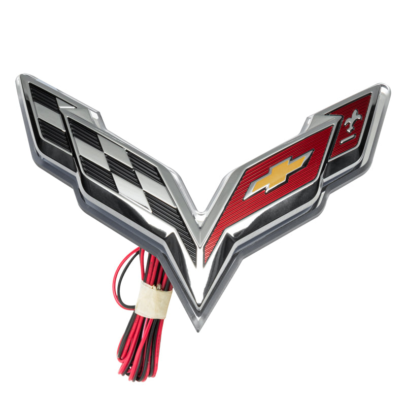 ORACLE Lighting 3633-003 Oracle Corvette C7 Rear Illuminated Emblem - Red