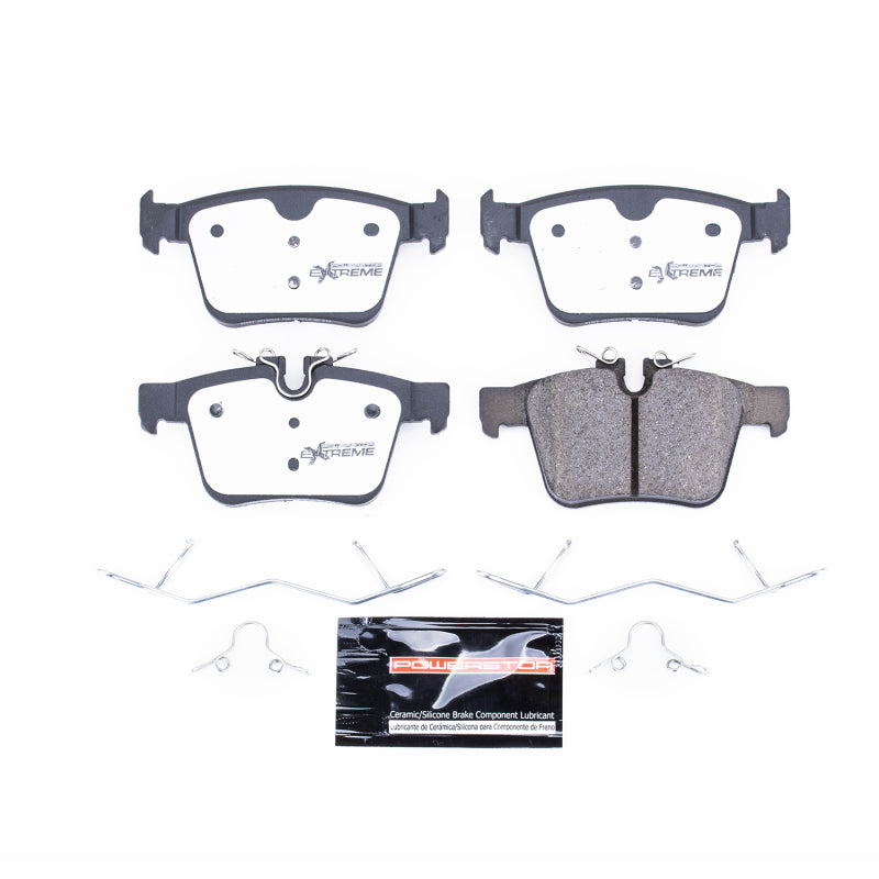 PowerStop Z36-1821 Power Stop 2018 Jaguar E-Pace Rear Z36 Truck & Tow Brake Pads w/Hardware