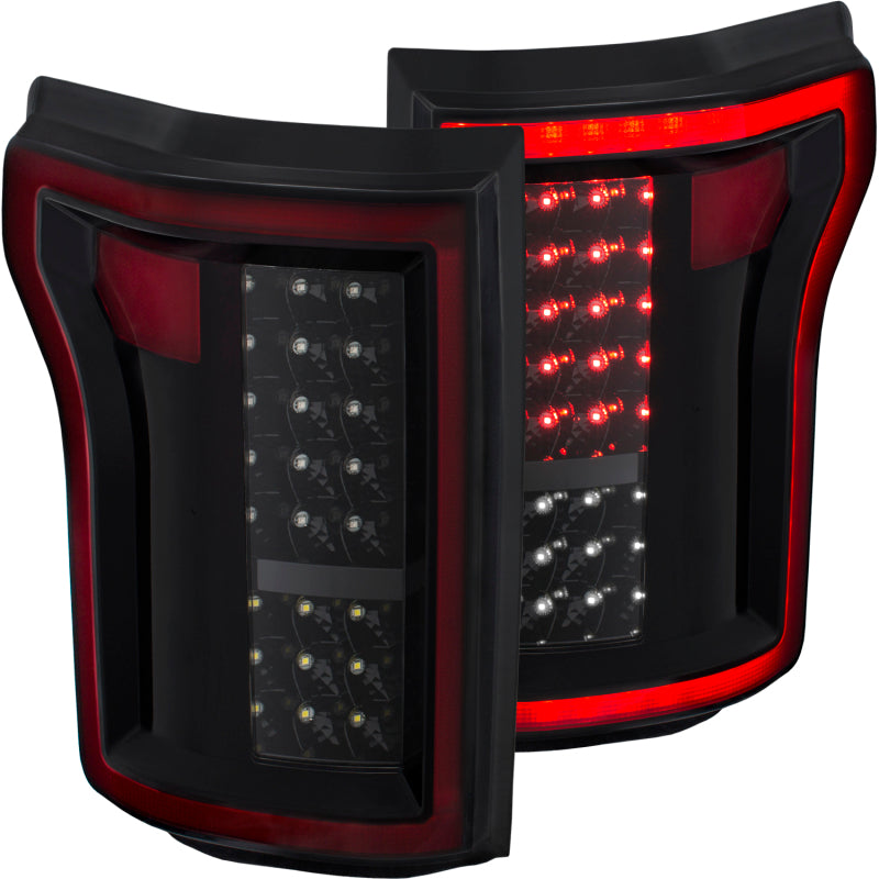 ANZO 311261 ANZO 2015-2016 Ford F-150 LED Taillights Black