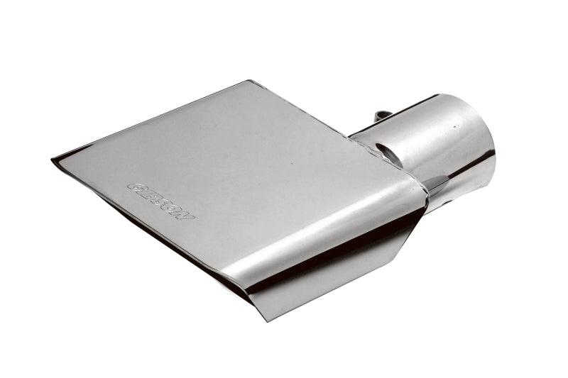 Gibson 500365 Gibson Rectangle Sport Tip - Right - 6x2.75in OD/2.5in Inlet/6in Length - Stainless