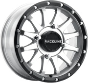 A95MA-56056+40 Raceline Trophy Le Wheel 15X6 4/156 (+40Mm) Machined/Blk - RV and Auto Parts