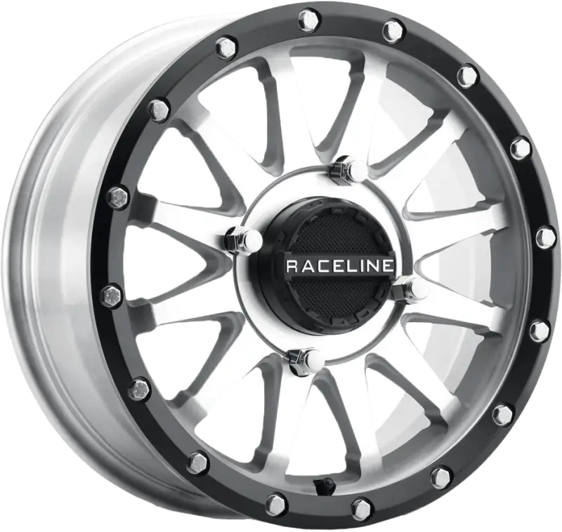 A95MA-56056+40 Raceline Trophy Le Wheel 15X6 4/156 (+40Mm) Machined/Blk - RV and Auto Parts