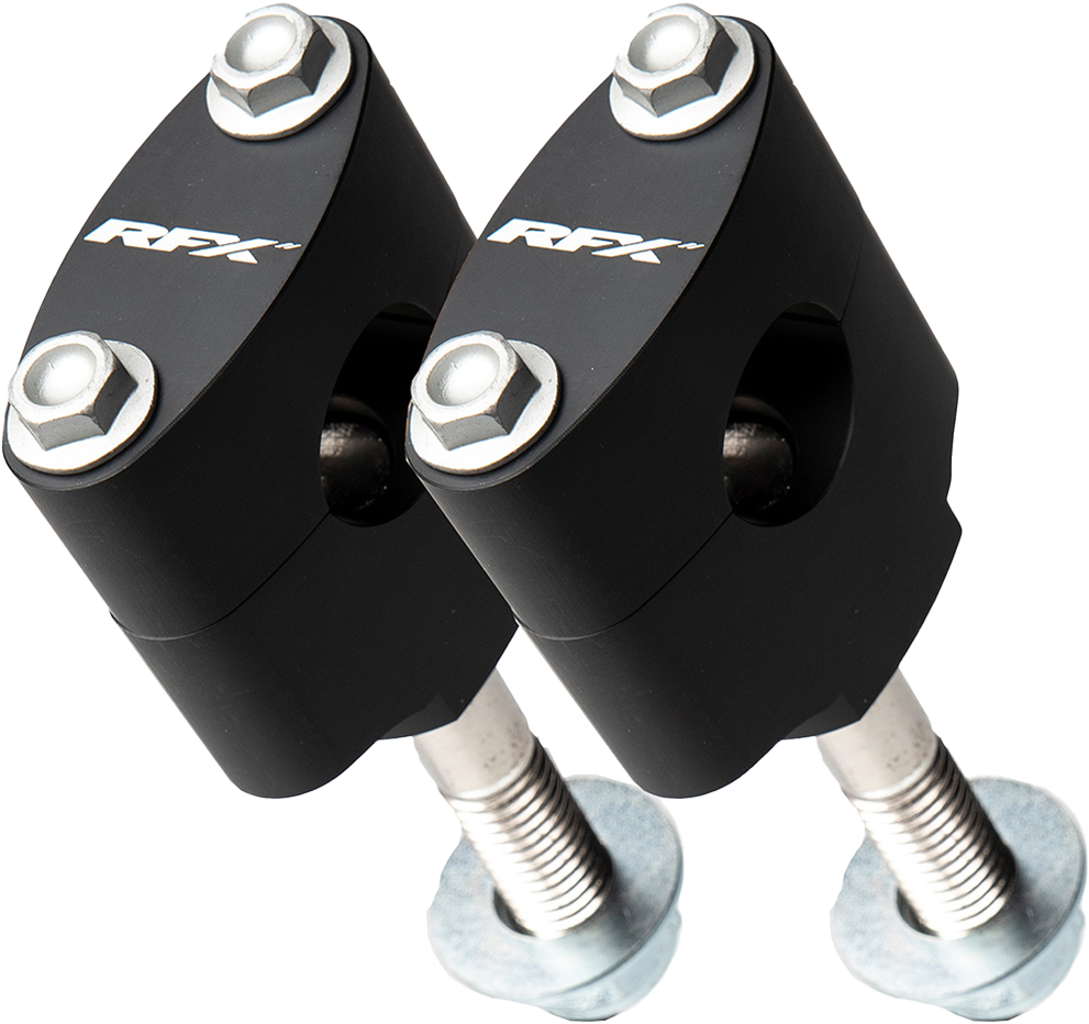 RFX Handlebar Mounts FXHM 10022 55BK - Black Mount Kit