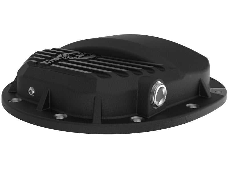 aFe Pro Series AAM 9.5/9.76 Rear Diff Cover Black w/Mach Fins & Oil 14-19 GM Silverado/Sierra 1500 