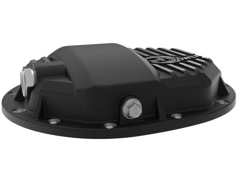 aFe Pro Series AAM 9.5/9.76 Rear Diff Cover Black w/Mach Fins & Oil 14-19 GM Silverado/Sierra 1500 