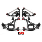 BMR Suspension AA030H BMR 78-87 G-Body Upper And Lower A-Arm Kit - Black Hammertone