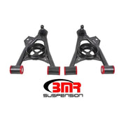 BMR Suspension AA040H BMR 94-04 Ford Mustang Non-Adj. A-Arms Lower (Poly) w/ Spring Pocket - Black Hammertone