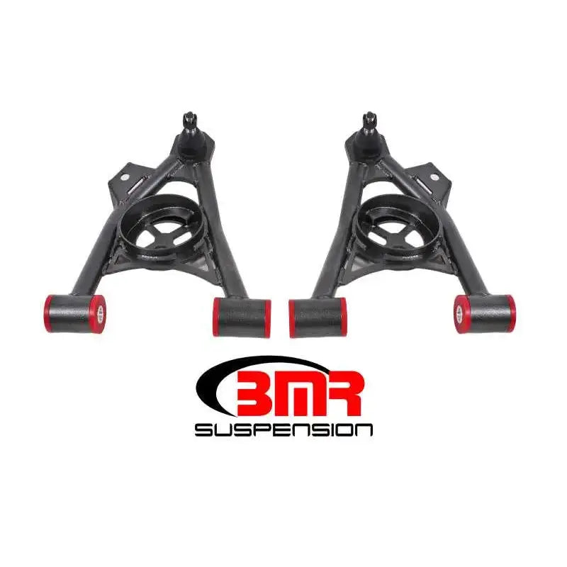 BMR Suspension AA040H BMR 94-04 Ford Mustang Non-Adj. A-Arms Lower (Poly) w/ Spring Pocket - Black Hammertone