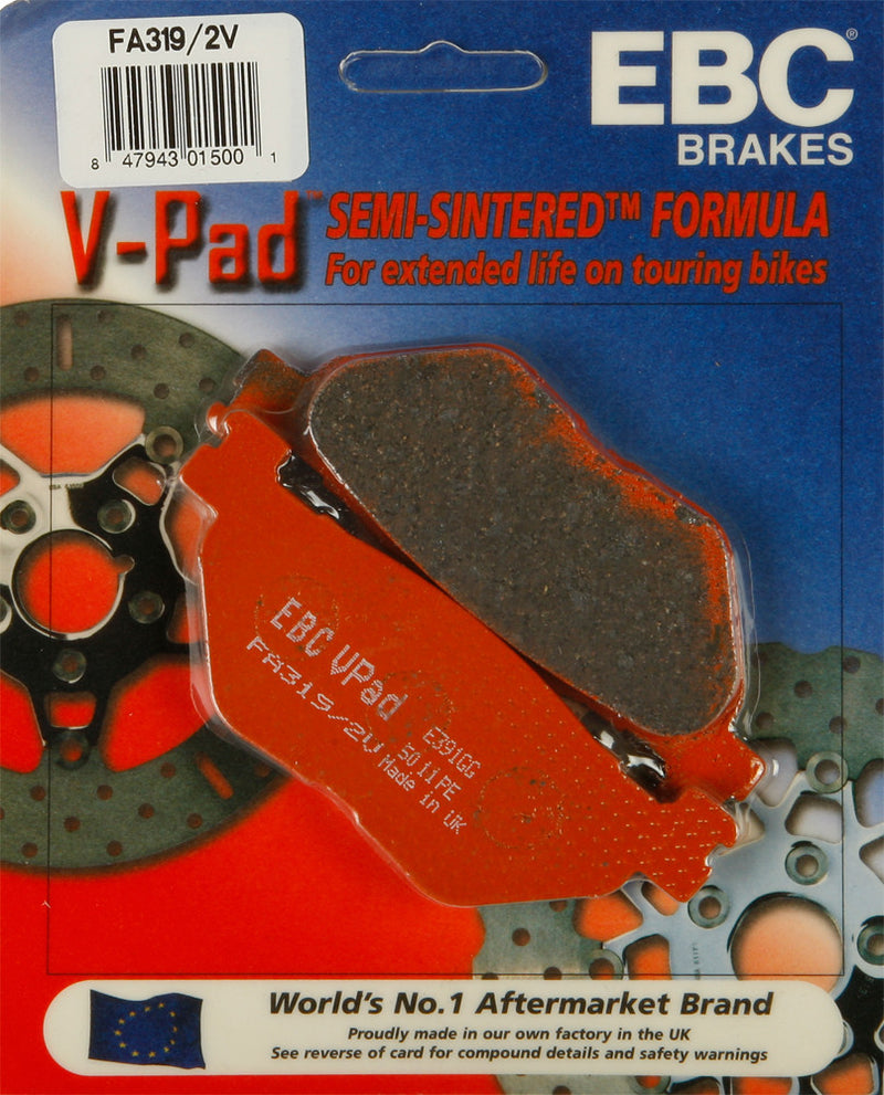 EBC Semi-Sintered Brake Pads FA319/2V - V-Series