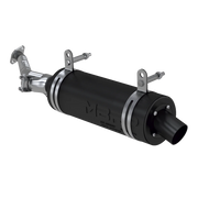 MBRP Sport Muffler Exhaust AT-6600SP - Black Single Slip-ON System 4.25