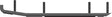 Dark gray AA8-9750 Ace Runners snowmobile ski with four vertical posts