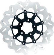 Gbrakes Over Sized Front Brake Rotors Gbdu007 - Black Rotor 12.5 Floating Wave FR